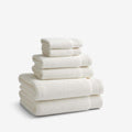 Plush Spa Solid 6-Piece Bath Set - Cream