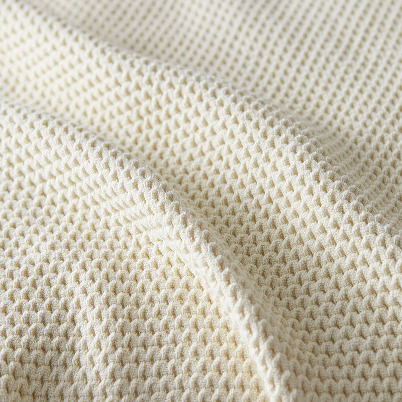 Garter Stitch Blanket - Birch, Full/Queen