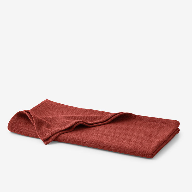 Cotton Weave Blanket Throw - Auburn