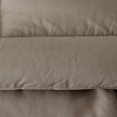 Classic Cool Cotton Percale Comforter - Mocha, King/Cal King
