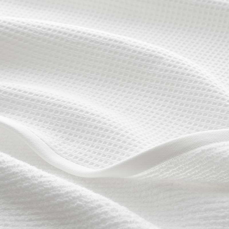 Waffle Bath Towel - White