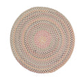 Dramatic Static Reversible Braided Rug - Multi, 5' 6" x 5' 6" Round