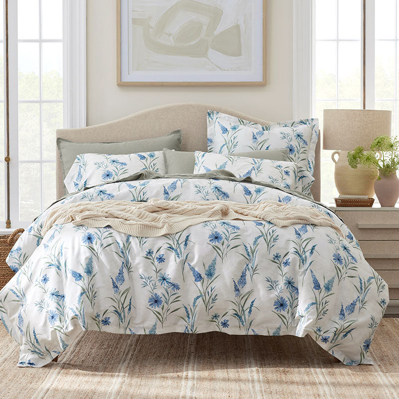 Nature's Vine Classic Smooth Sateen Sham - White Multi, King