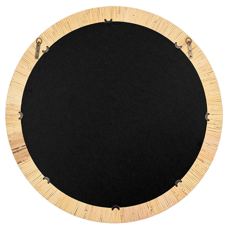Coastal Round Mirror - Natural