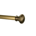 Scepter Finial and .75" diameter Rod Set - Antique Gold, 72"