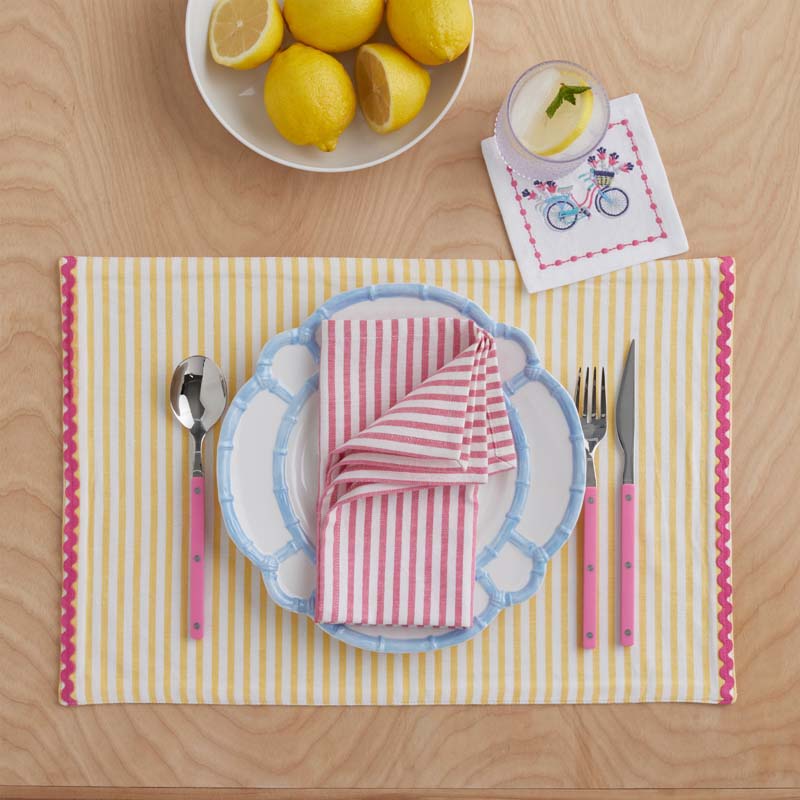Arienna Embroidered Cocktail Napkins, Set of 4 - Multi