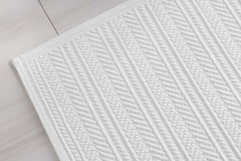 Flatwoven Textured Bath Mat - Stripe, 24 in. x 40 in.