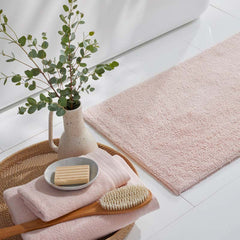 Plush Spa Solid 4-Piece Bath & Hand Towel Set - Rose Quartz