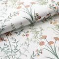 Jardin Traditional Wallpaper - White Multi, Swatch