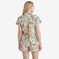 Printed Voile Women's Shorts Set - Garden Party, S