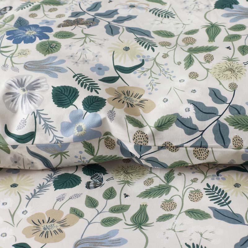 Strawberry Fields Classic Cool Cotton Percale Fitted Bed Sheet - Beige, King