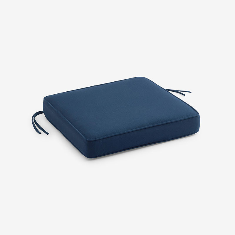 Replacement Boxed Edge Chair Cushion - Sapphire, 16 in. x 15 in.