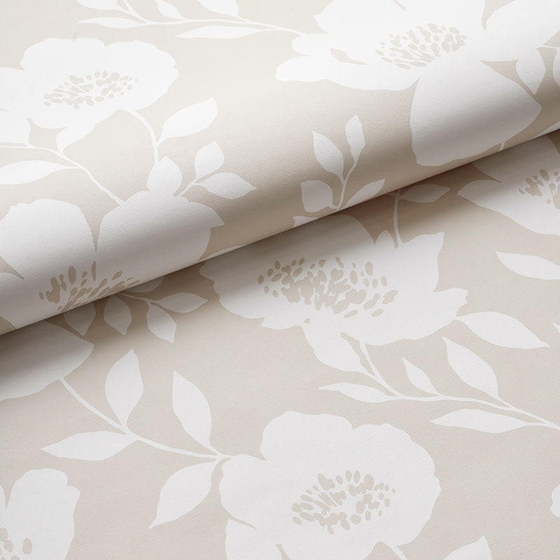 Ava Removable Wallpaper - Floral Natural, Panel