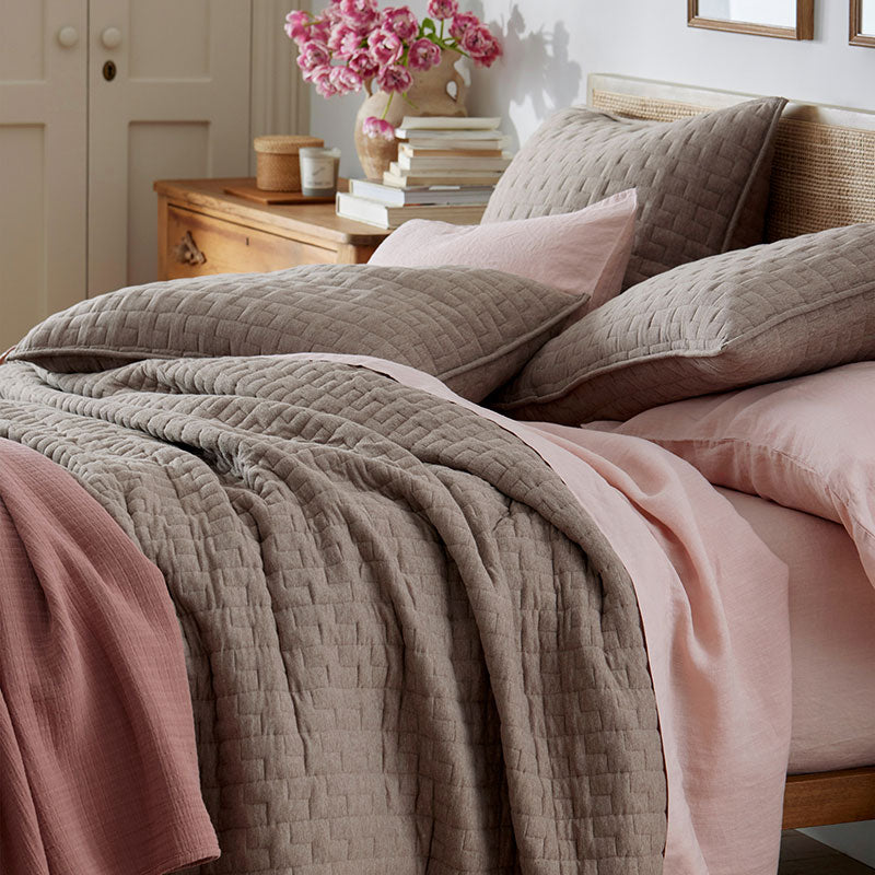 Air Layer Quilt - Cocoa Brown, Full/Queen