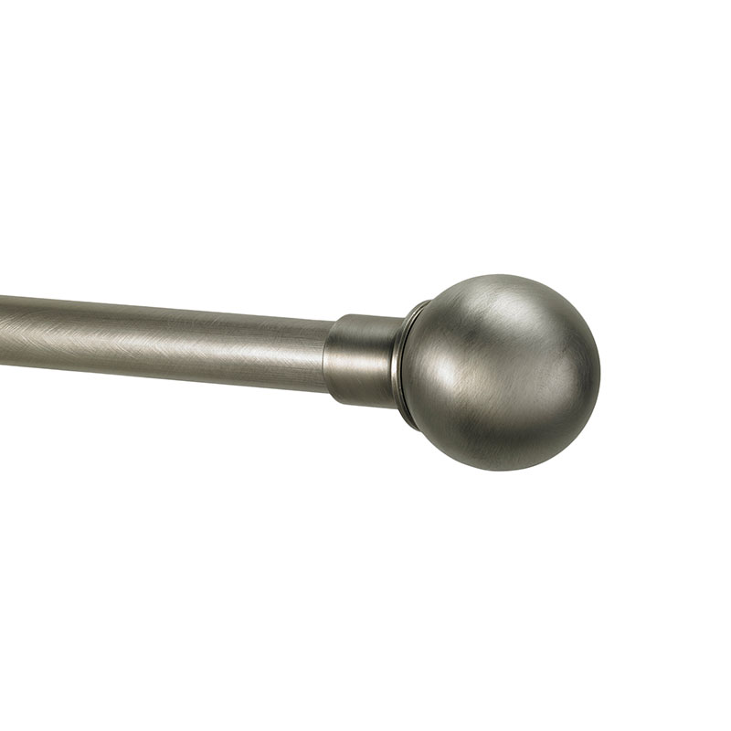 Ball and .75" diameter Rod Set - Pewter, 144"