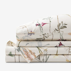 Peyton Premium Smooth Sateen Bed Sheet Set - Multi, Twin