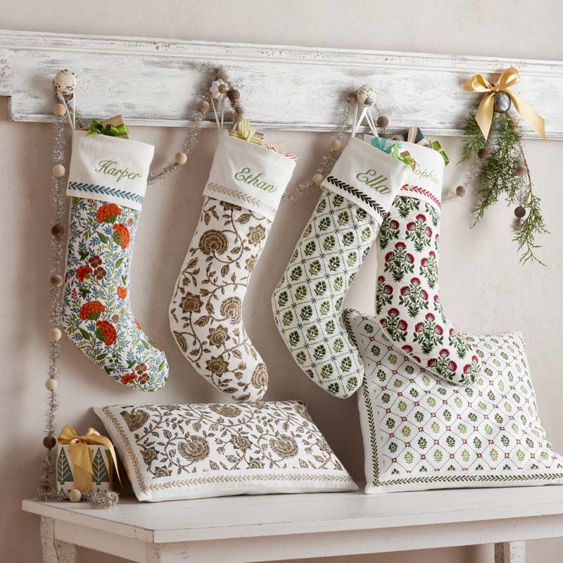 Artisan Chic Stocking - Gold