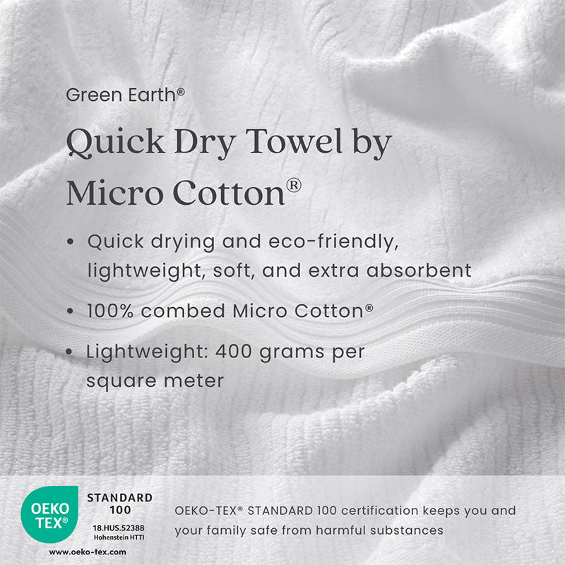 Quick Dry Bath Sheet by Micro Cotton® - Vapor