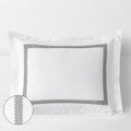 Hewett Luxe Smooth Egyptian Cotton Sateen Sham - Gray, King