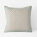 Megara Patchwork Quilted Sham - Green, Euro