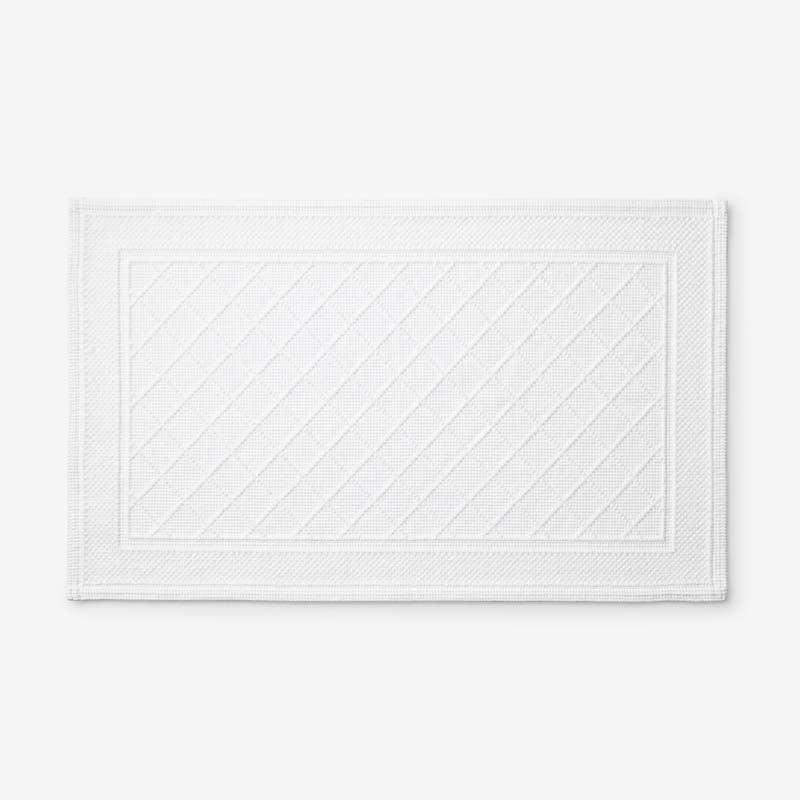 Flatwoven Textured Bath Mat - Diamond, 17 in. x 24 in.