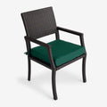 Replacement Boxed Edge Chair Cushion - Direction Linen, 18 in. x 18 in.