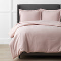 Luxe Ultra-Cozy Cotton Velvet Flannel Duvet Cover Dusty Rose, Twin/Twin XL