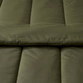 Solid Garment Washed Cotton Percale Comforter - Olive, Twin/Twin XL