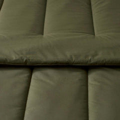 Solid Garment Washed Cotton Percale Comforter - Olive, Twin/Twin XL