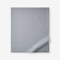 Classic Ultra-Cozy Cotton Velvet Flannel Flat Bed Sheet - Slate Gray, Twin/Twin XL