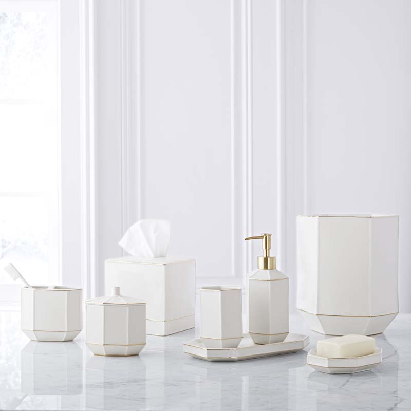 Luxe Tumbler - Cream and Gold