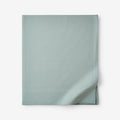 Classic Ultra-Cozy Cotton Velvet Flannel Flat Bed Sheet - Seafoam, Twin/Twin XL