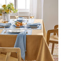 Solid Fringe Tablecloth - Amber, 70 in. x 108 in.