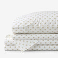 Isadora Classic Cool Cotton Percale Bed Sheet Set - Dot, King