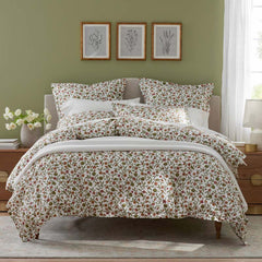 Garden Florals Premium Smooth Wrinkle-Free Sateen Comforter - Cream Multi, Twin/Twin XL