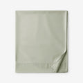Classic Smooth Wrinkle-Free Sateen Flat Bed Sheet - Laurel Green, King