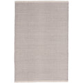 Herringbone Handwoven Cotton Rug - Dove Gray, 6' x 9'