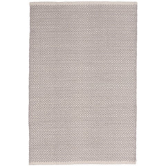 Herringbone Handwoven Cotton Rug - DoveGray, 2' x 3'