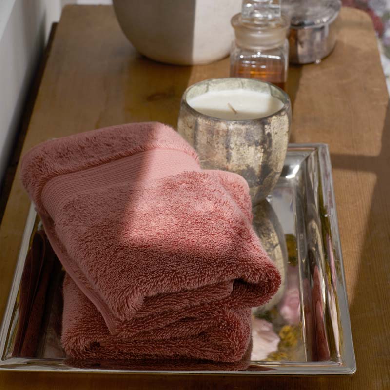 Regal Egyptian Cotton Washcloths, Set of 2 - Clay