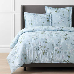 Wispy Meadow Premium Smooth Wrinkle-Free Sateen Comforter - Blue Multi, Full/Queen