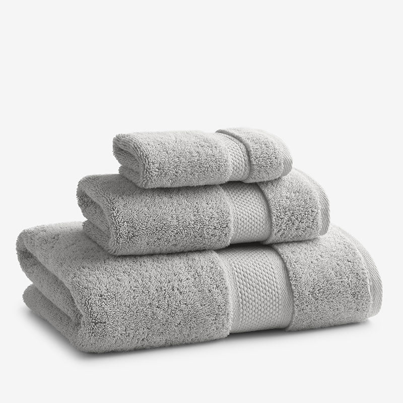 Sterling Supima® Cotton Bath Sheet - Light Gray