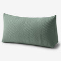 Voile Reading Wedge Pillow Cover - Jade, Large