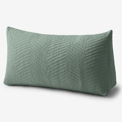 Voile Reading Wedge Pillow Cover - Jade, Large