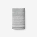Plush Spa Stripe Hand Towel - Light Gray