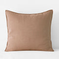 Premium Breathable Washed Linen Solid Sham - Light Clay, Euro