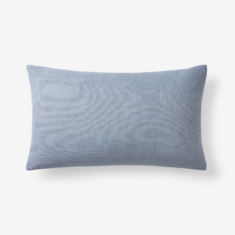 Texture Decorative Lumbar Pillow Cover - Dusty Blue, 12 in. x 21 in.