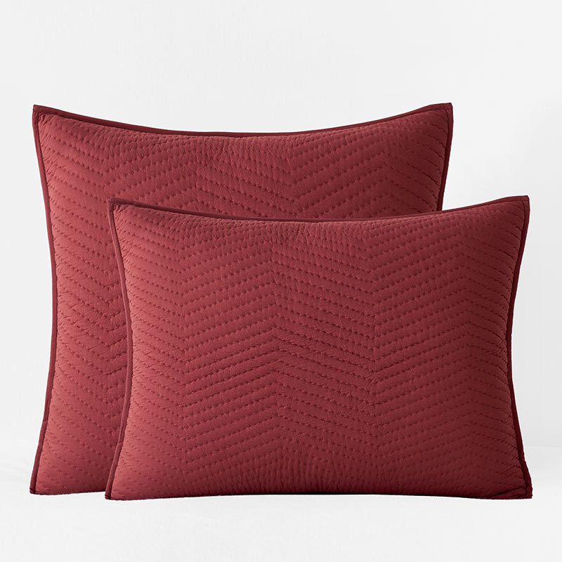 Voile Sham - Chili, Euro