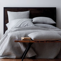 Voile Sham - Gray, Standard