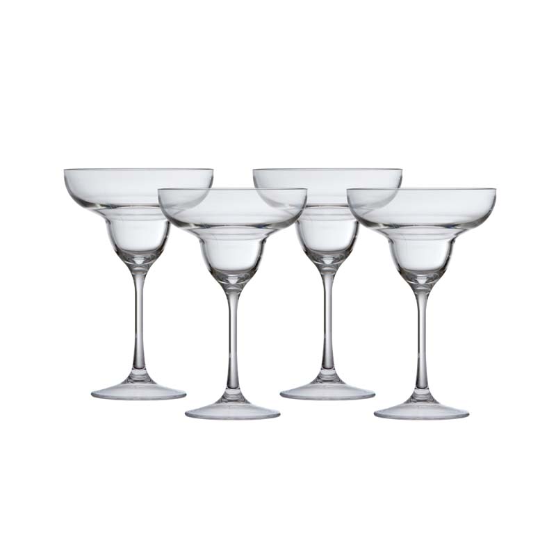 Outdoor Margarita Glasses, Set of 6 - Clear