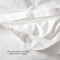Solid Border Classic Cool Cotton Percale Duvet Cover - Slate Blue, Twin/Twin XL